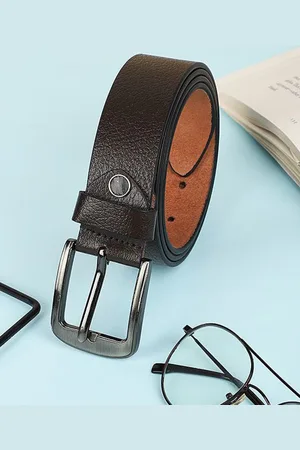 WROGN Men Braided Leather Formal Belt