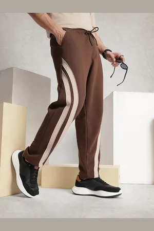 WROGN Men Striped Detail Regular Track Pants