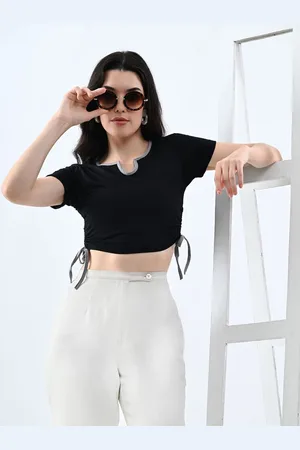 Moda Rapido Cotton Crop Top