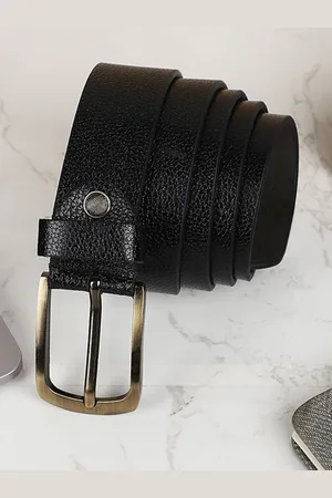 WROGN Men Braided Leather Formal Belt