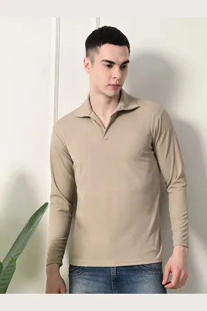 Moda Rapido Men Solid Polo Collar T-shirt