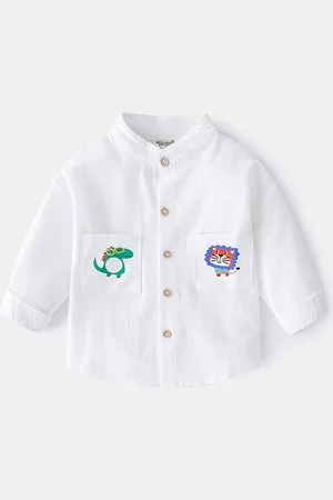 LULU & SKY Boys Opaque Casual Shirt