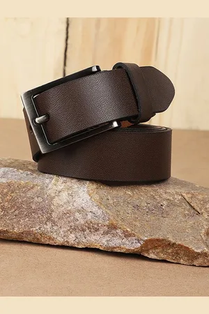 WROGN Men Braided Leather Formal Belt