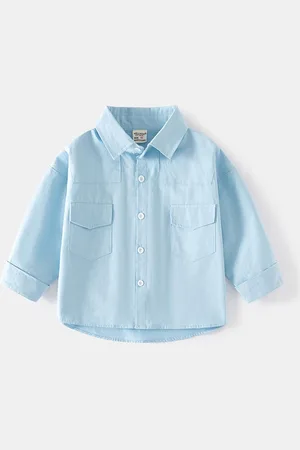 LULU & SKY Boys Opaque Casual Shirt