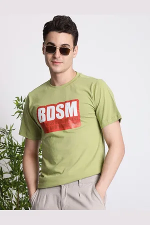 IVOC Men Typography Printed Pockets T-shirt