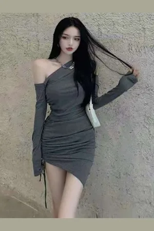 DressBerry Striped Bodycon Mini Dress