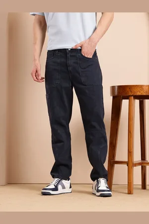 Mast & Harbour Men Relaxed Fit Carpenter Jeans