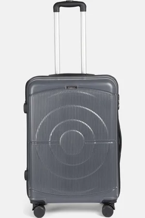 Teakwood Leathers Concentrix Hard Sided Medium Size Trolley Bag - 57L