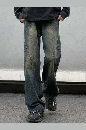 HERE&NOW Men Straight Fit Light Fade Jeans