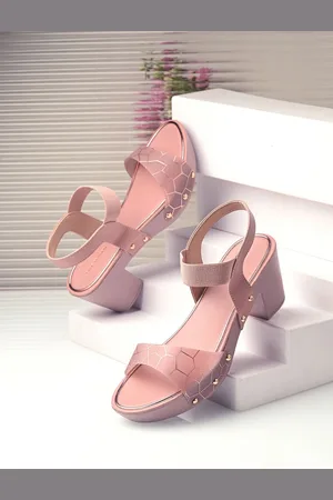 CLOG LONDON Women Textured Block Sandals