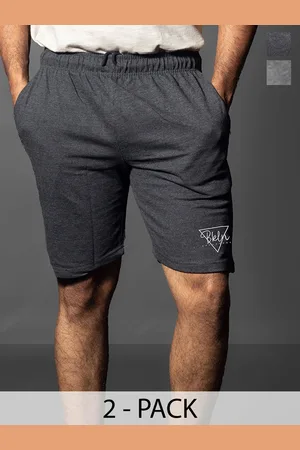 Moda Rapido Pack of 2 Cotton Men Outdoor Shorts
