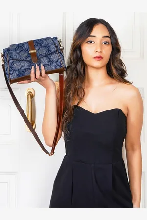 THE CLOWNFISH Odelina Ethnic Motifs Printed Structured Sling Bag