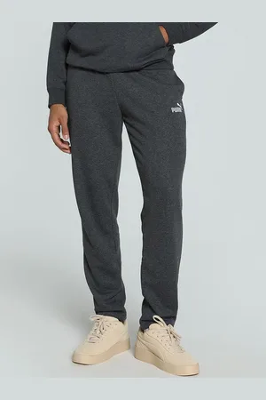 PUMA No. 1 Logo Men Brand Logo Printed Pure Cotton Mid Rise Sweatpants