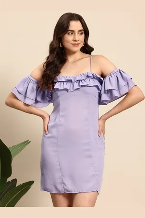 Mast & Harbour Ruffled Sheath Mini Dress