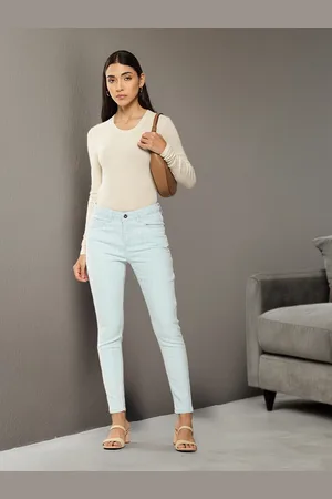Chemistry Women Skinny Fit Striped Stretchable Jeans