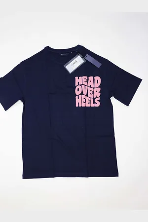 HARVARD Pure Cotton Typography Printed Drop-Shoulder Sleeves T-shirt