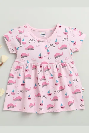 BUMZEE Girls Printed A-Line Dress