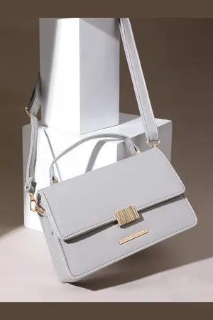 French Connection PU Structured Satchel Bag