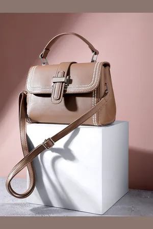French Connection PU Structured Satchel Bag