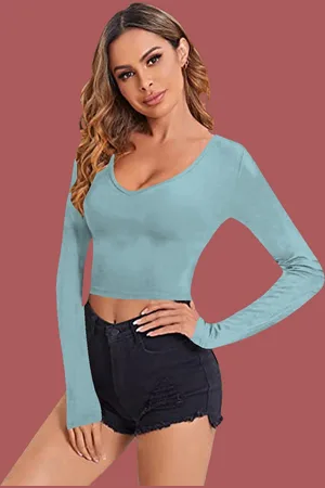 Dream Beauty Fashion Women Fitted Crop Top