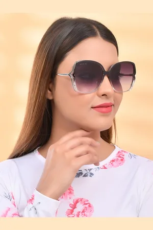 Royal Son Women Brown Lens & Red Oversized Sunglasses with UV Protected Lens