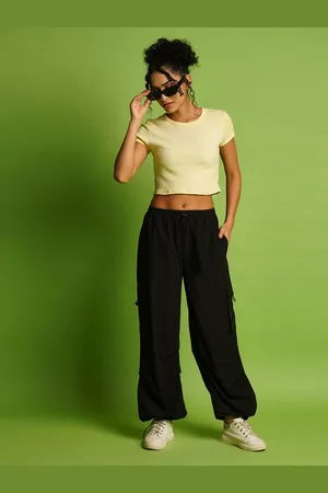Globus Women Loose Fit Cargos Trousers