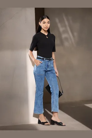 Chemistry Women Bootcut High-Rise Light Fade Stretchable Jeans