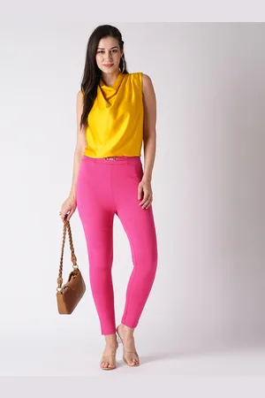 Globus Women Pink Skinny Fit Treggings