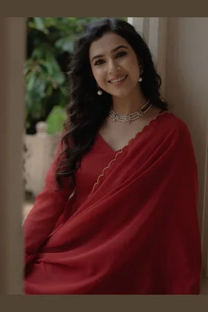 anayna Women Panelled Kurta with Trousers & With Dupatta