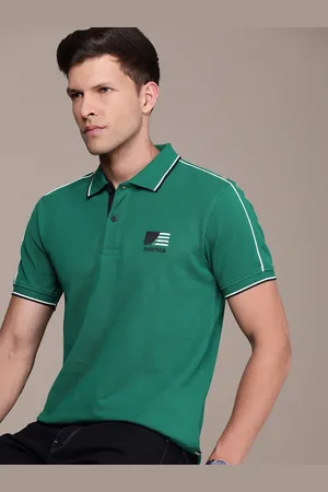 Nautica Men Polo Collar Pure Cotton T-shirt