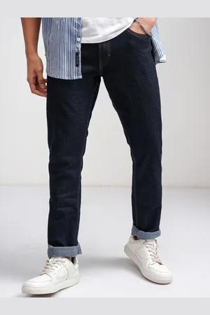 Highlander Men Navy Blue Slim Fit Mid-Rise Clean Look Stretchable Jeans