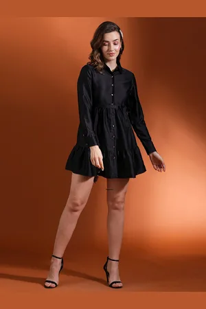 Globus Satin Shirt Dress Comes with a belt