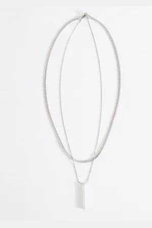 The Bear House Men Stainless Steel Pendant With Chain