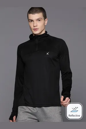 HRX Men Solid High Neck T-shirt