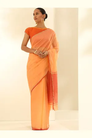 Taneira Silk Cotton Chanderi Saree