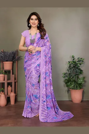 Moda Rapido Ethnic Motifs Poly Georgette Saree