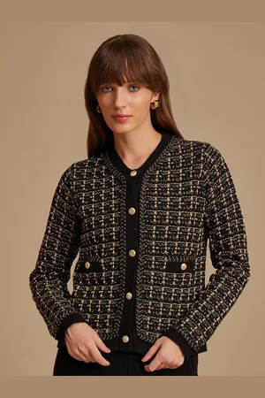 Kazo Women Geometric Tailored Jacket
