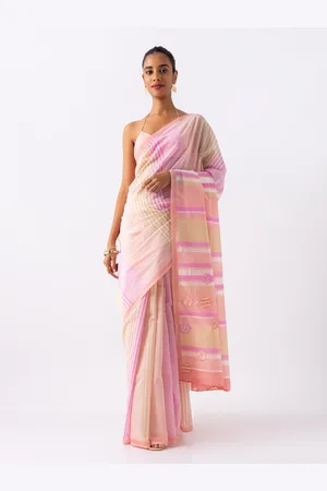 Taneira Striped Silk Cotton Saree