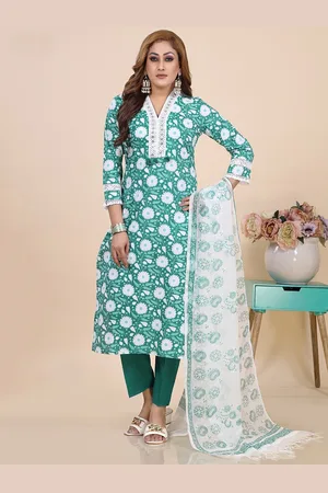 Amchoor Floral Printed Kurta with Trousers & With Dupatta