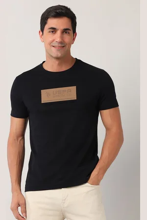 Ralph Lauren Men Typography Printed Round Neck Cotton Slim Fit T-shirt