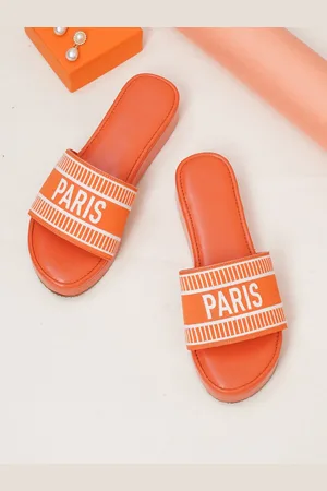 HASTEN Printed Flatform Heels