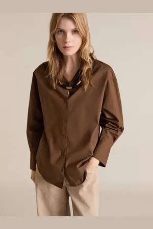 MANGO Relaxed Pure Cotton Shirt