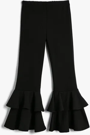 Koton Girls Flared Bootcut Trousers