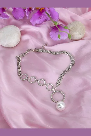 Kazo Silver-Toned Silver-Plated Necklace