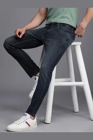 Louis Philippe Men Blue Smart Fit Low-Rise Light Fade Stretchable Jeans