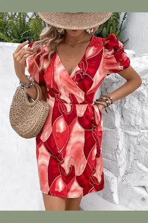 HERE&NOW Print A-Line Mini Dress