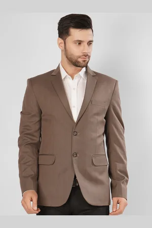 Wintage Notched Lapel Collar Single-Breasted Formal Blazer