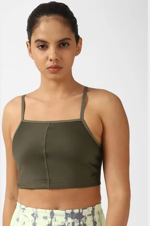 Reebok Yoga Rib Sleeveless Crop Top