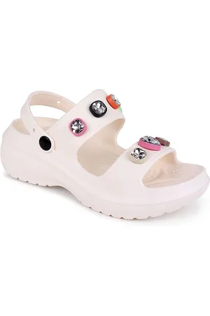 CASSIEY Women Embellished Lightweight Croslite Clogs