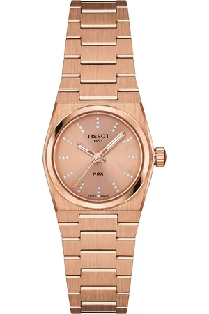 Tissot Women Dial & Stainless Steel Bracelet Style Straps Analogue Watch T1370103350600